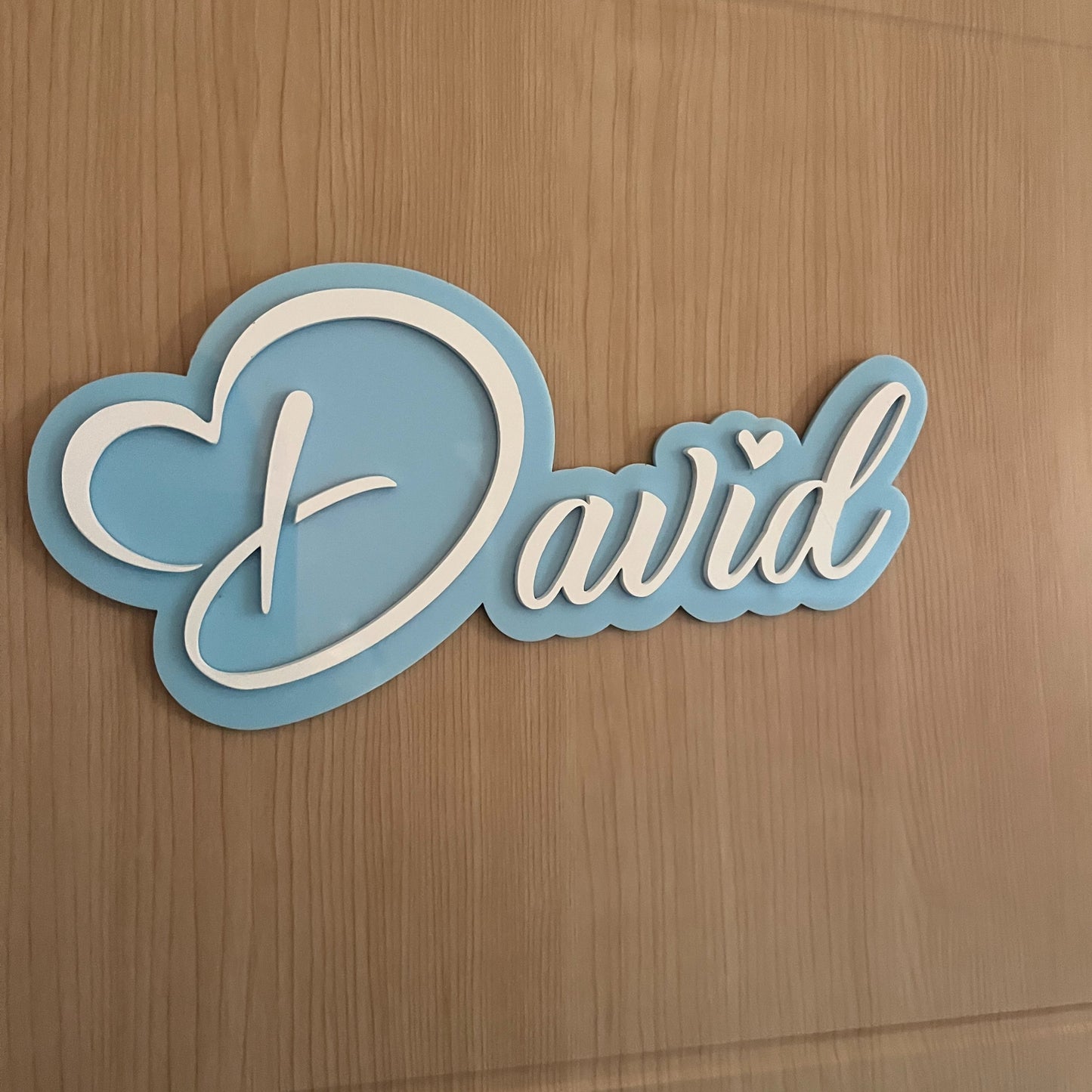 ❤️ Personalizirana ploča s imenom i srcem – ime po želji