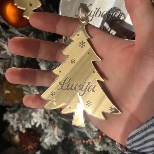 Božićni ukras od pleksiglasa – Jelka 🎄