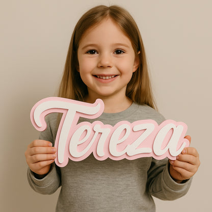 ✨ Personalizirano ime za dječju sobu – Model 2