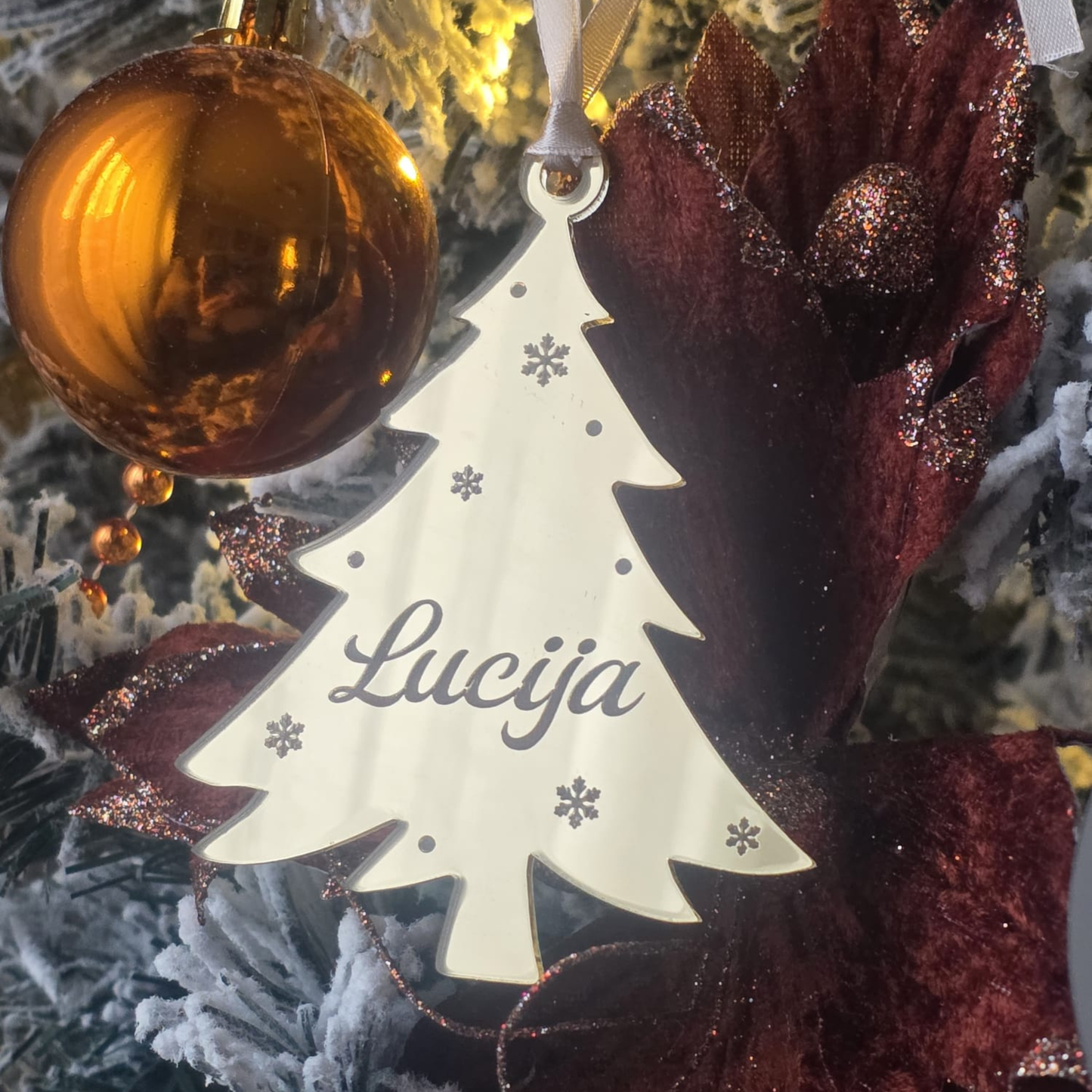 Božićni ukras od pleksiglasa – Jelka 🎄