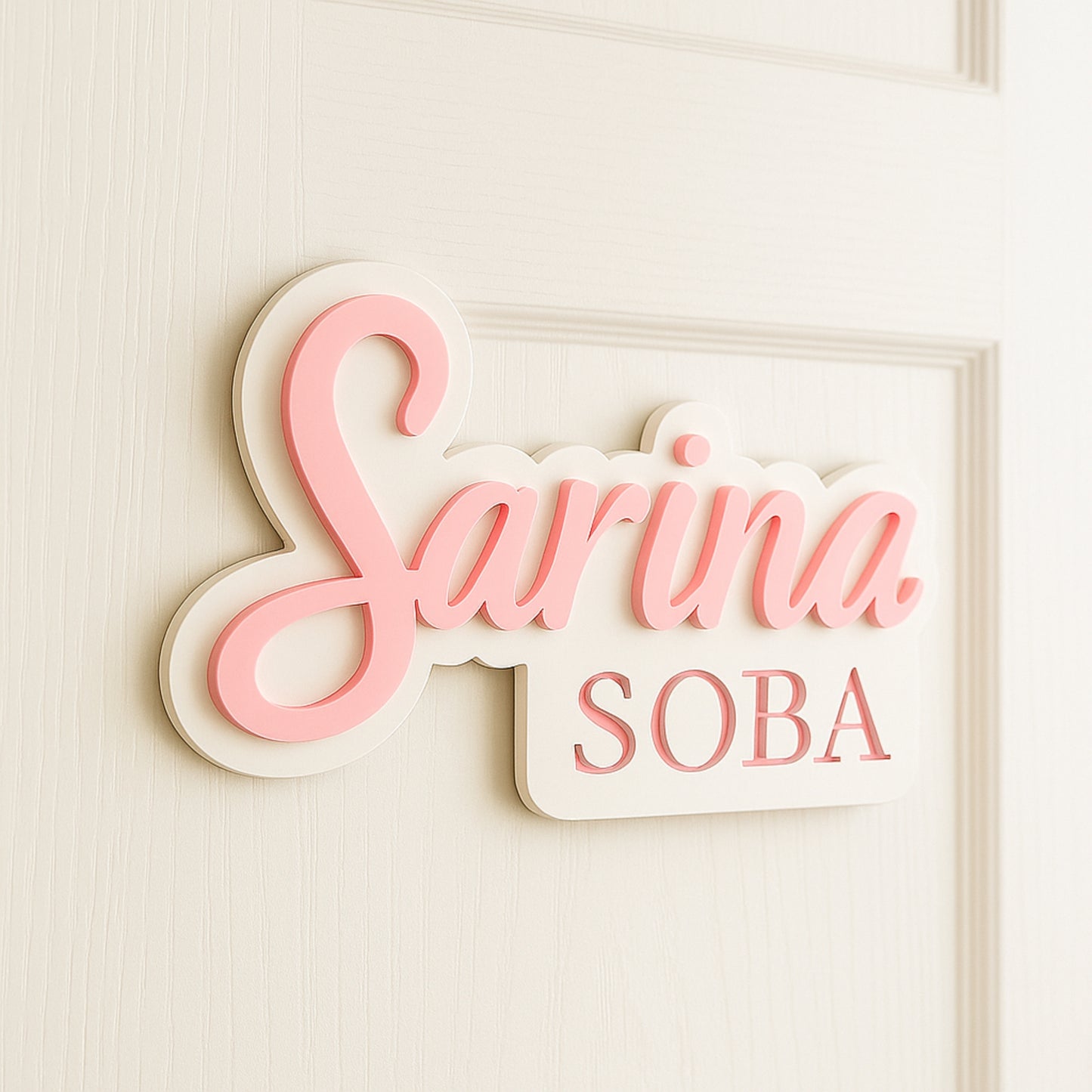 🚪 Personalizirana ploča “Moja soba” – ime po želji