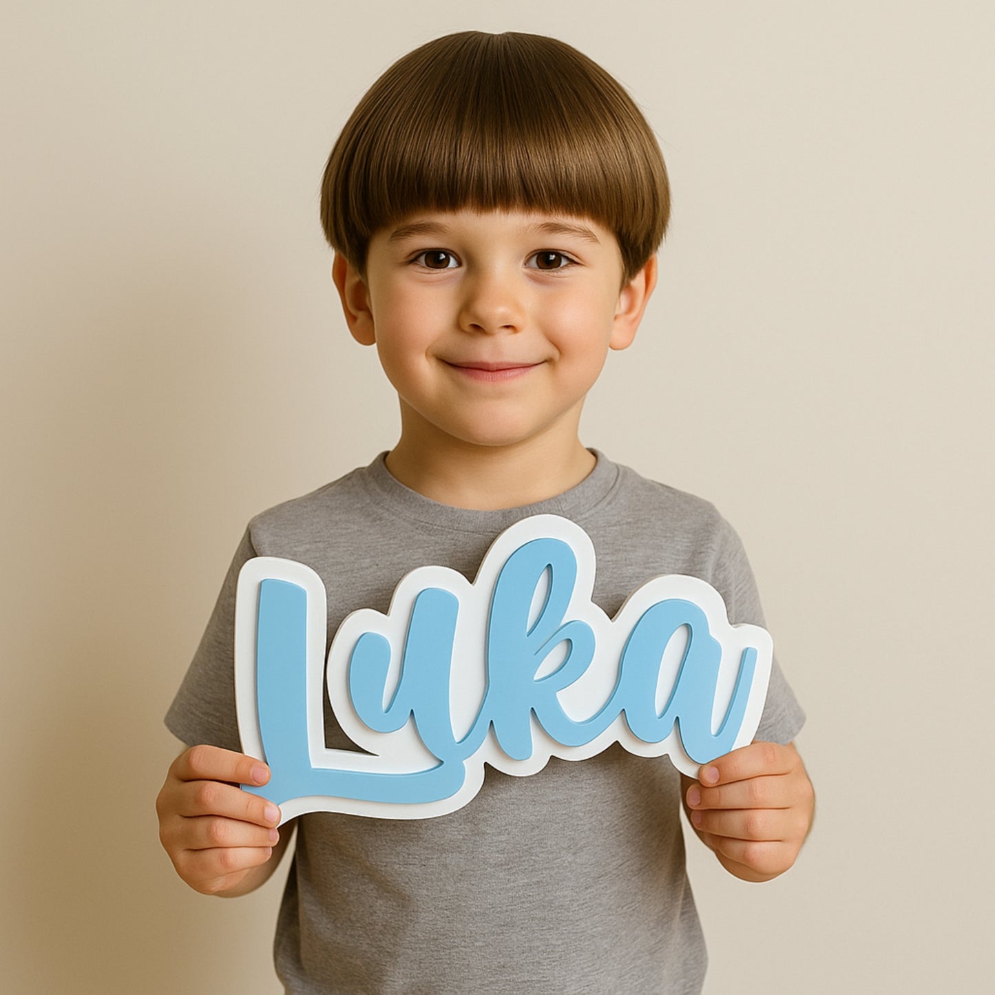 ✨Personalizirano ime za dječju sobu – Model 1