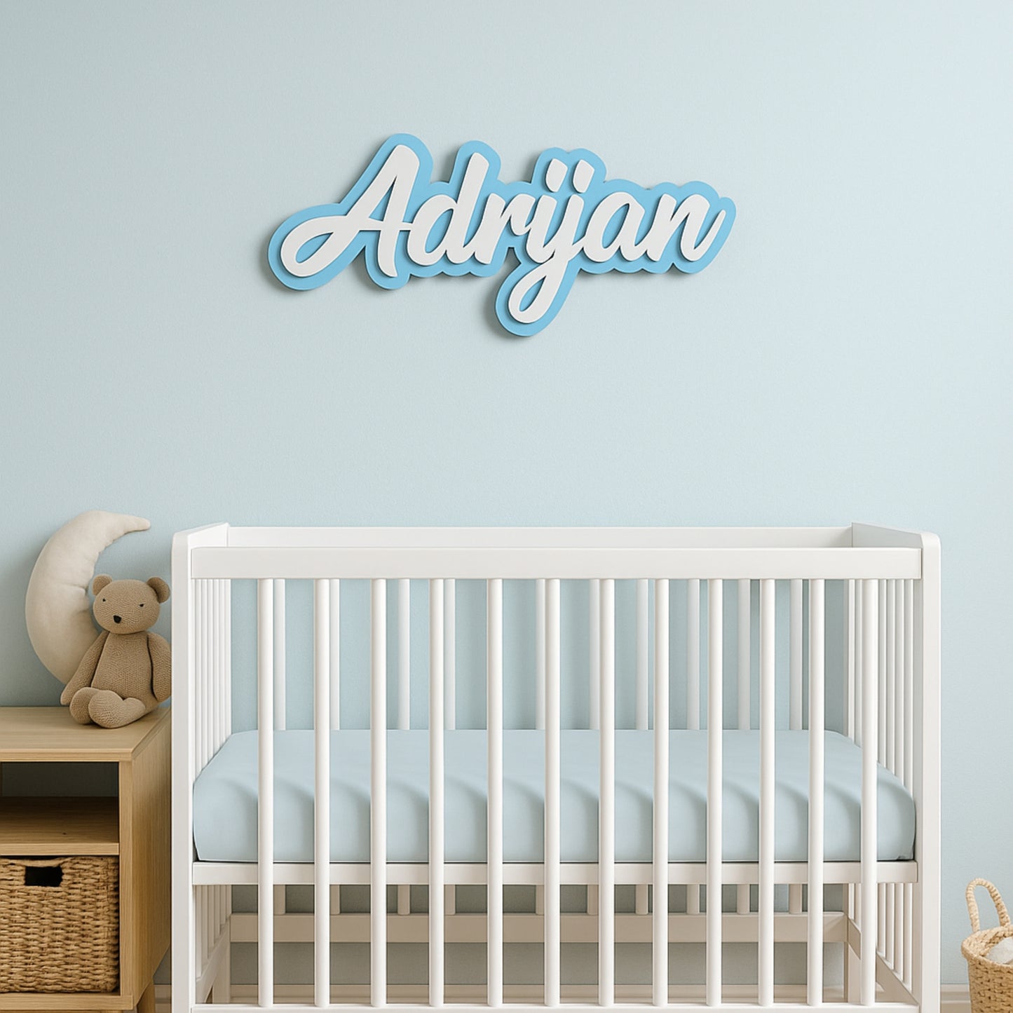 ✨ Personalizirano ime za dječju sobu – Model 4