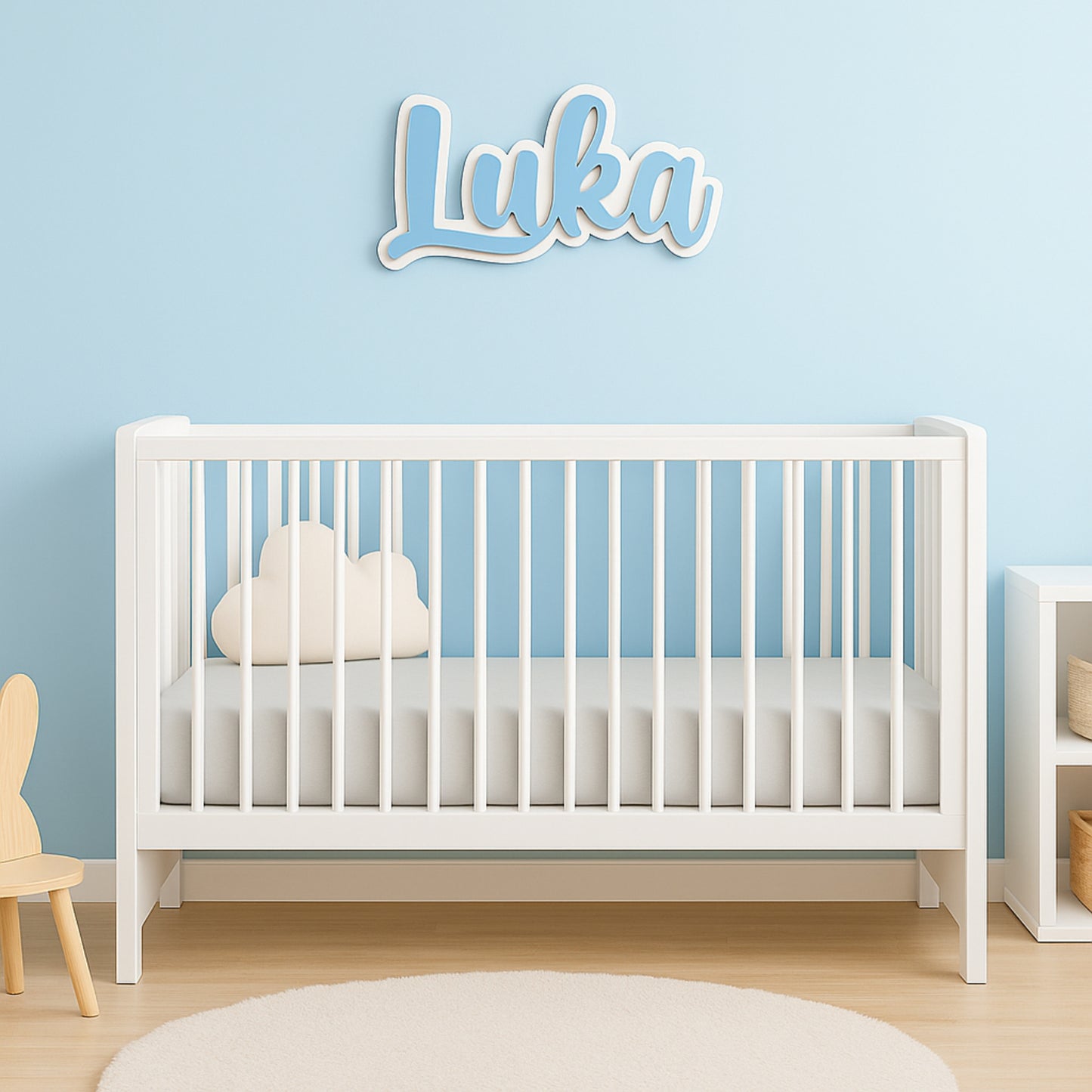 ✨Personalizirano ime za dječju sobu – Model 1