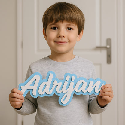 ✨ Personalizirano ime za dječju sobu – Model 3