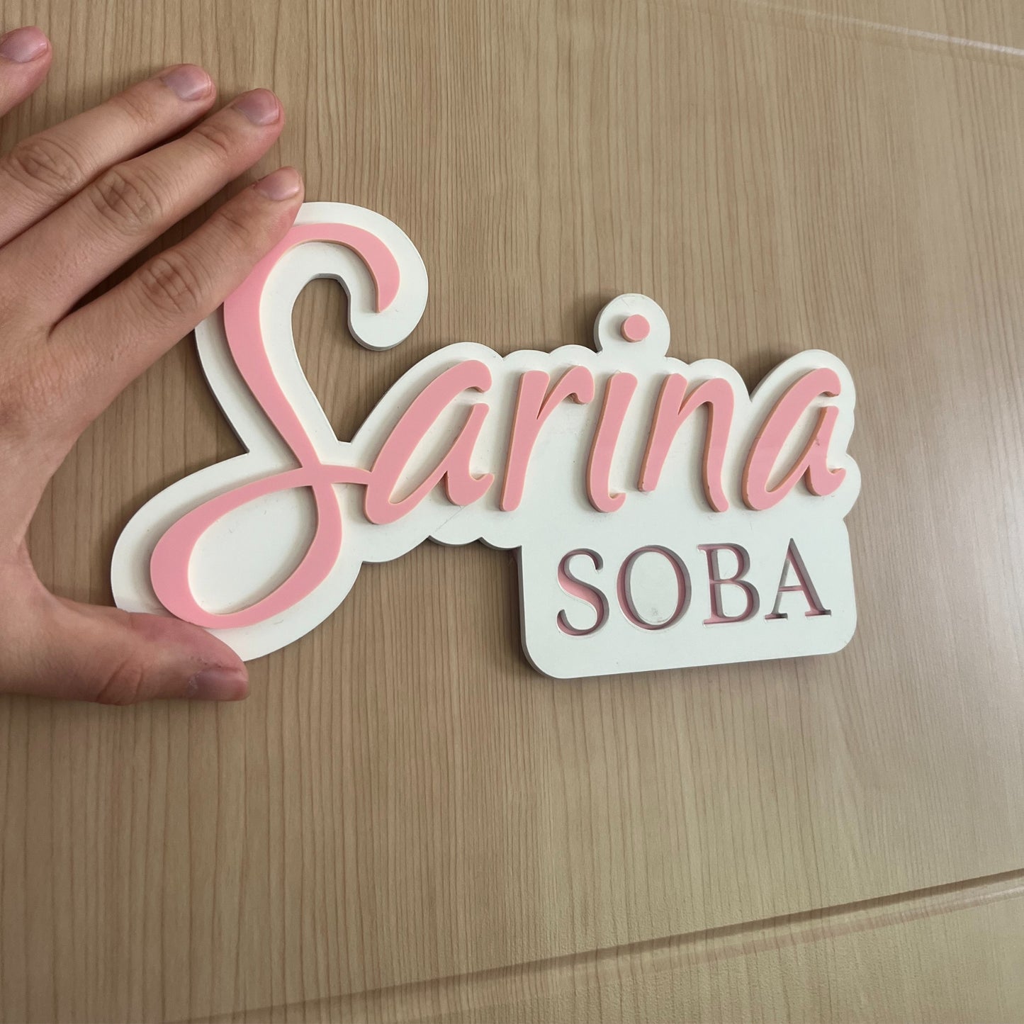 🚪 Personalizirana ploča “Moja soba” – ime po želji