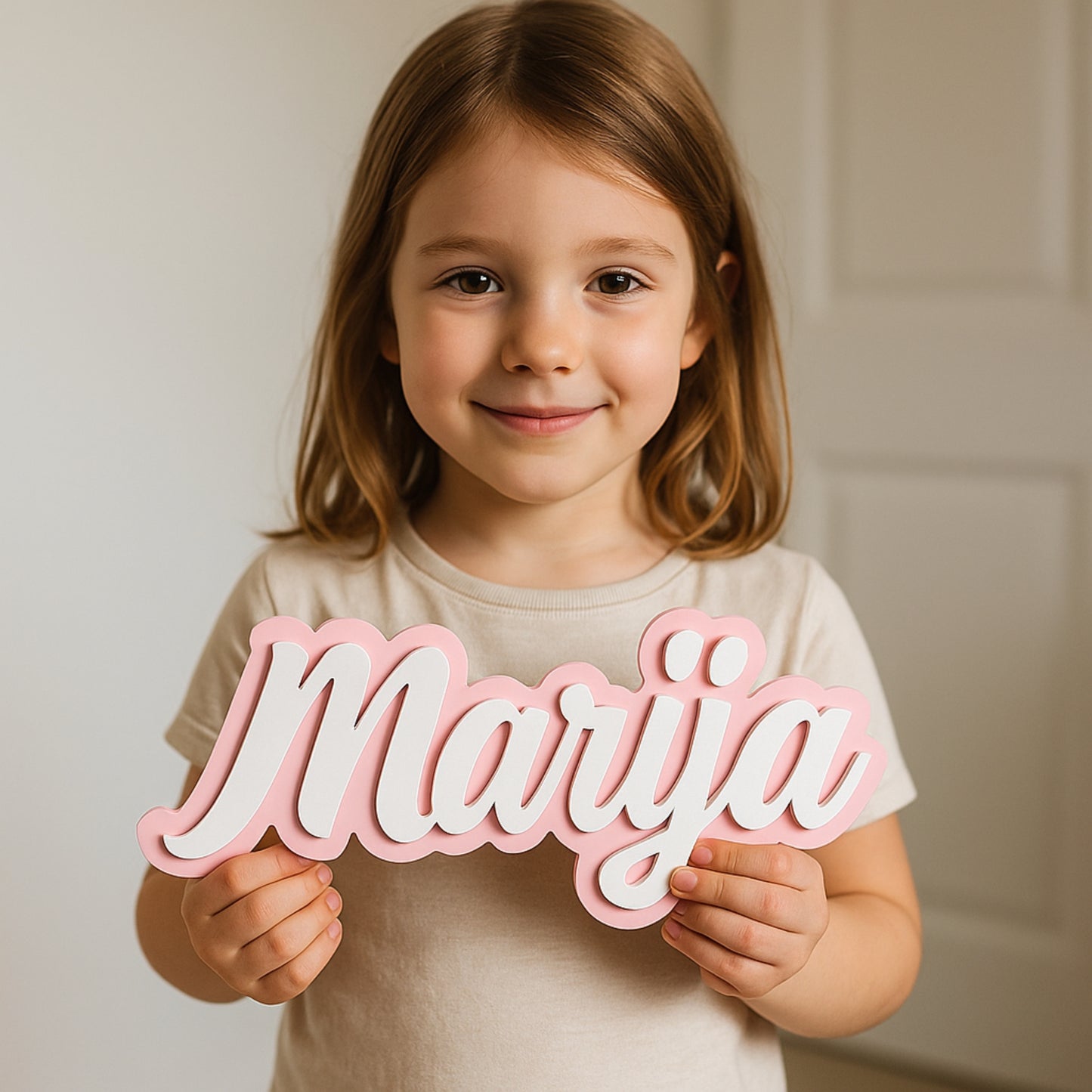 ✨ Personalizirano ime za dječju sobu – Model 3