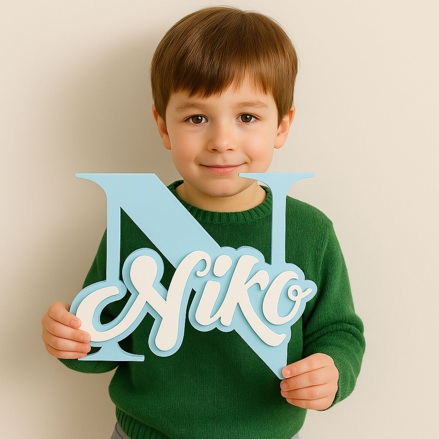 💎 Personalizirana ploča s početnim slovom