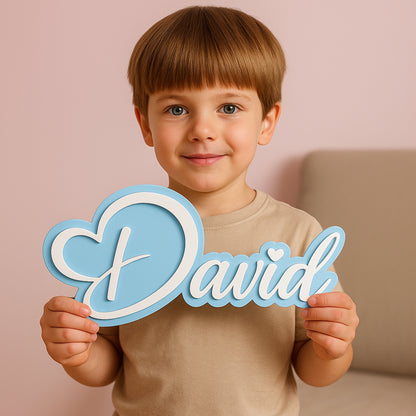 ❤️ Personalizirana ploča s imenom i srcem – ime po želji