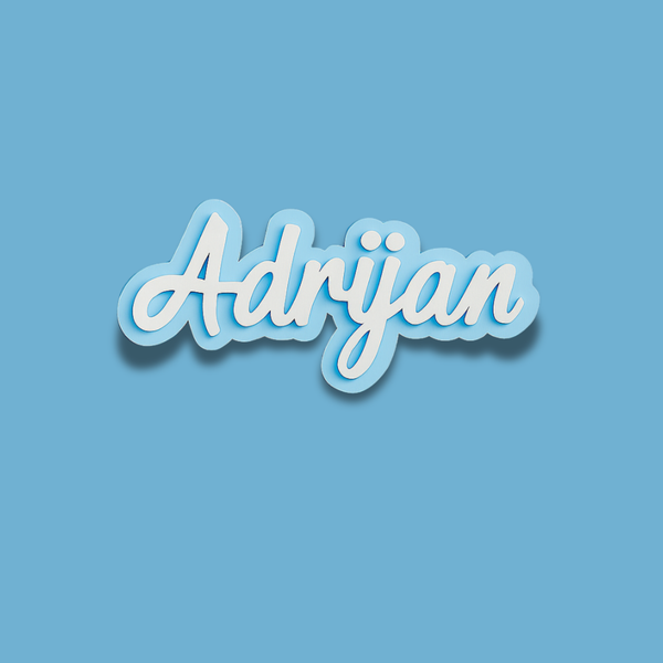 ✨ Personalizirano ime za dječju sobu – Model 3