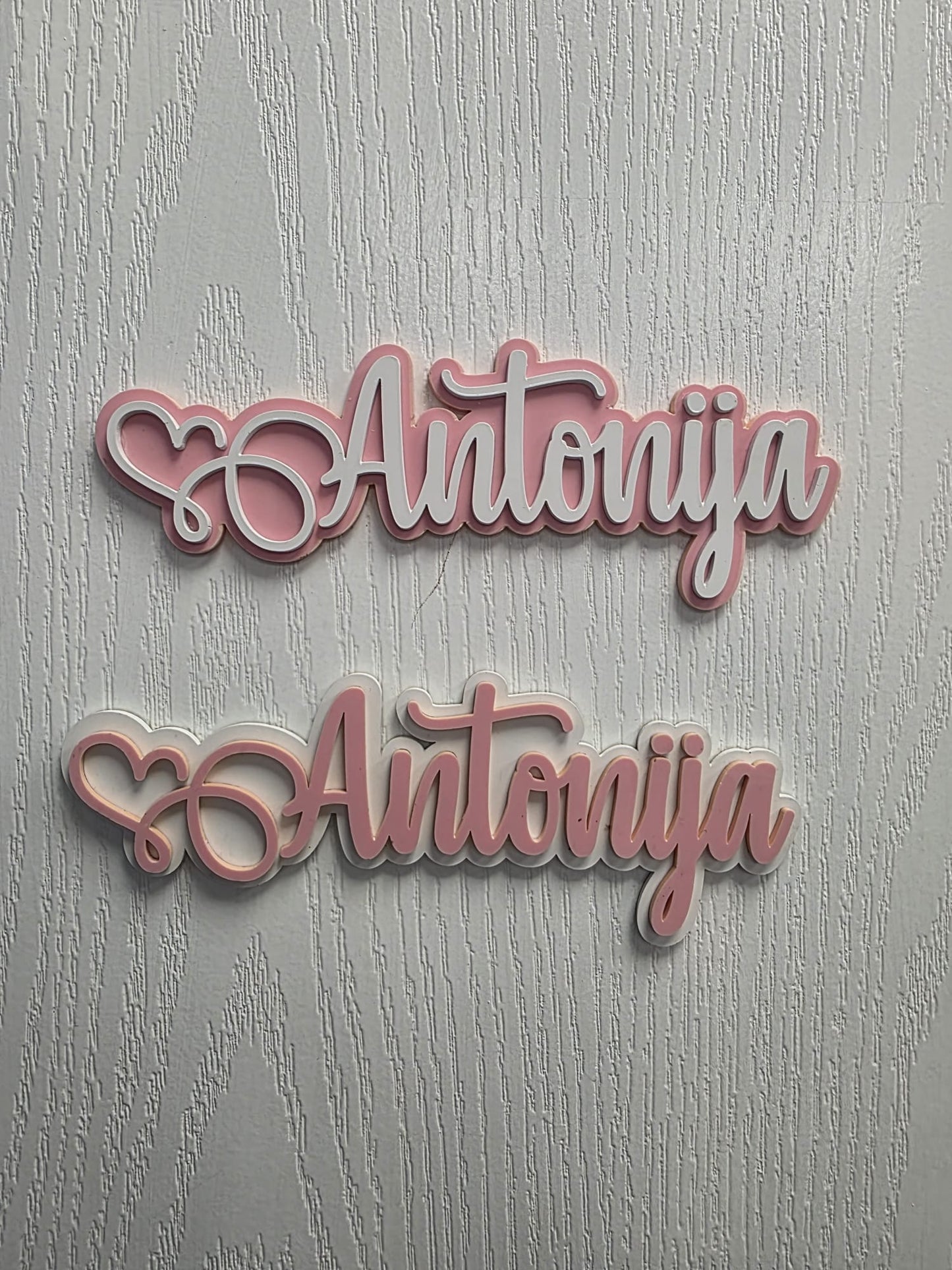 ❤️ Personalizirana ploča s imenom i srcem – ime po želji