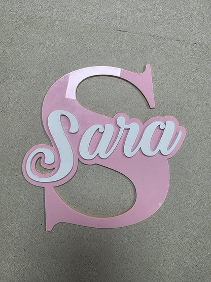 💎 Personalizirana ploča s početnim slovom