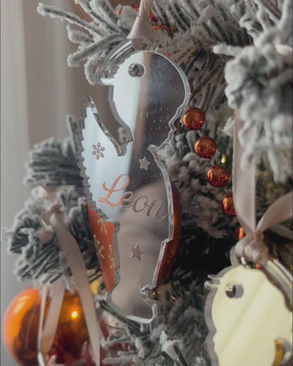 👼 Božićni ukras od pleksiglasa – Anđeo (Muški)