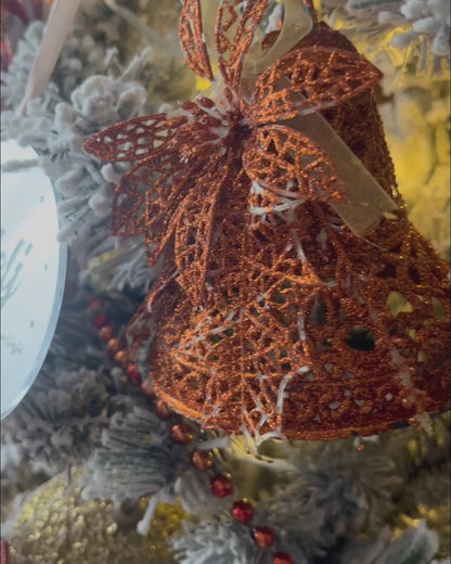 Božićni ukras od pleksiglasa – Krug ✨